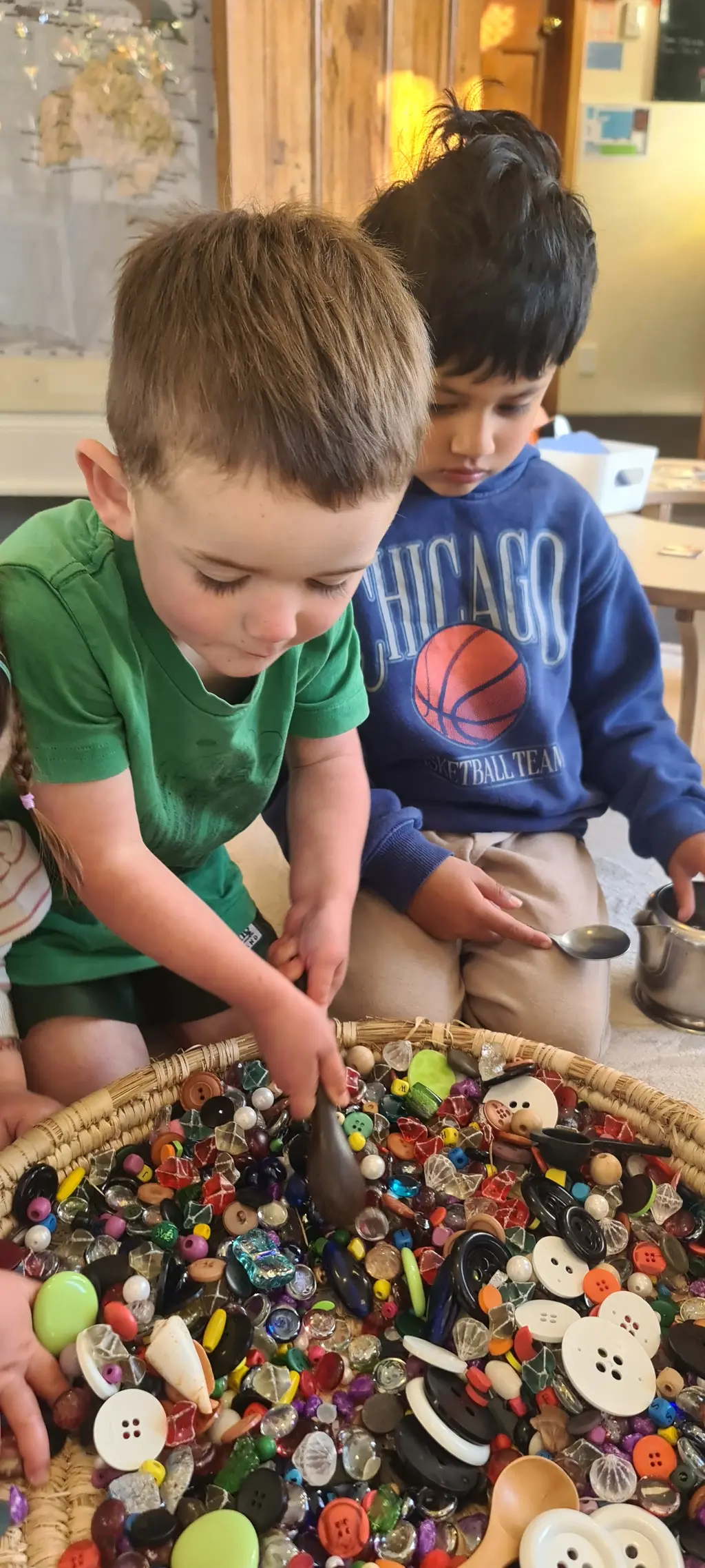 Children taking part in an early learning experience at St Clair Corner